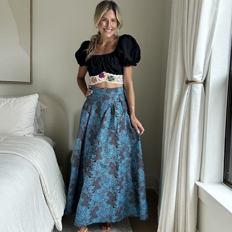 The Bohemian Blueprint African Maxi Skirt