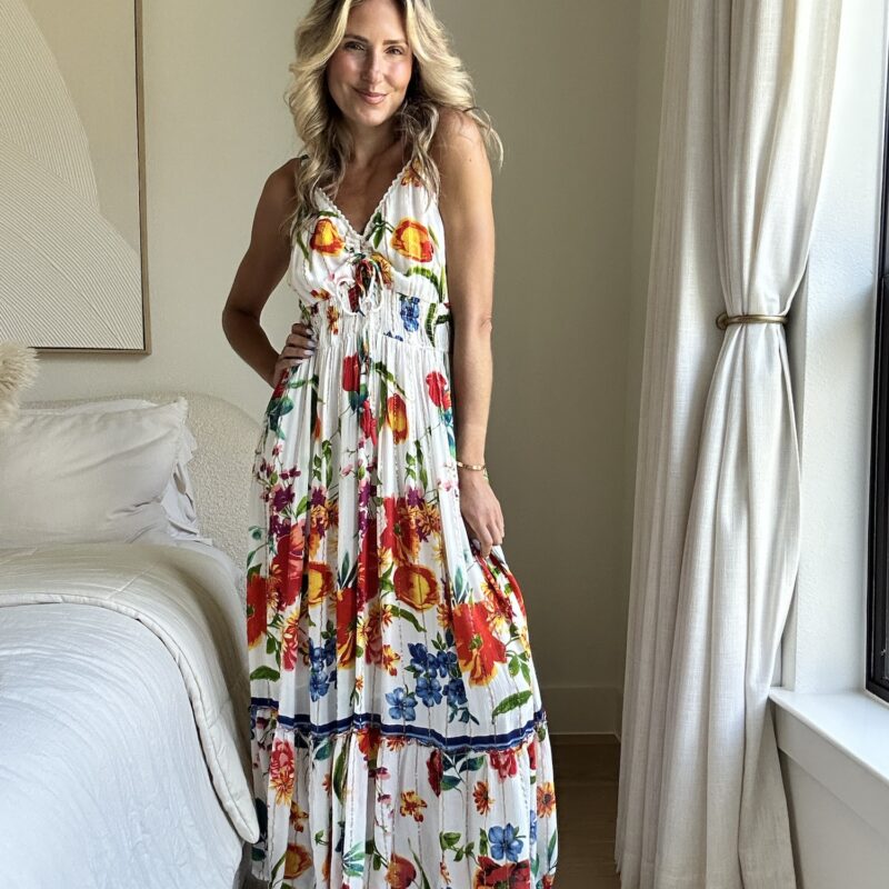 The Villa in Bloom Vintage Maxi Dress