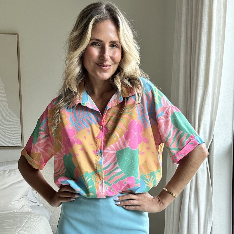 The Palm Tree Hotline Button Down