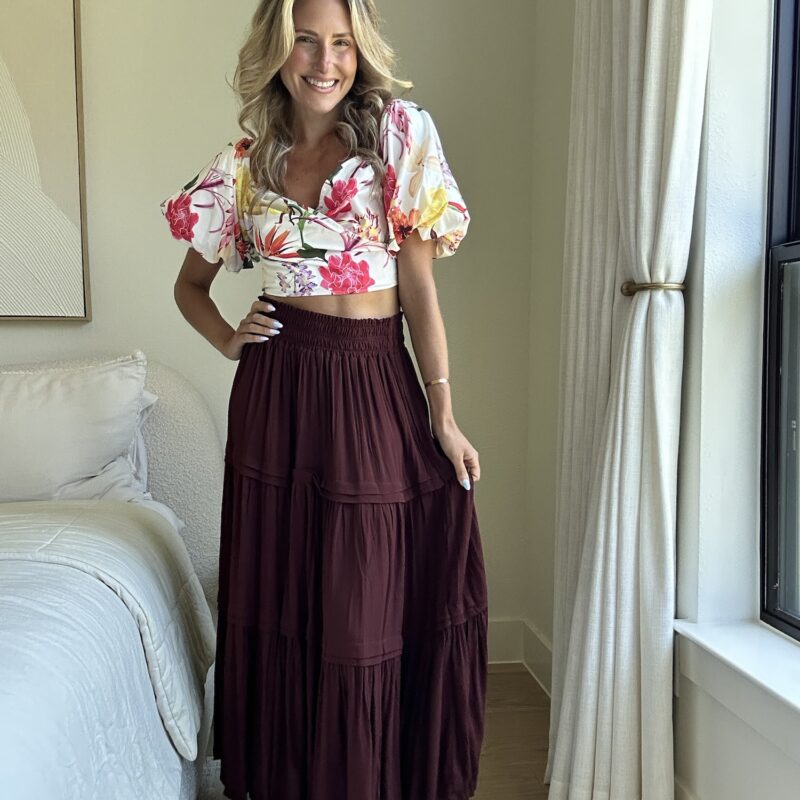 Vineyard Hopping Maxi Skirt