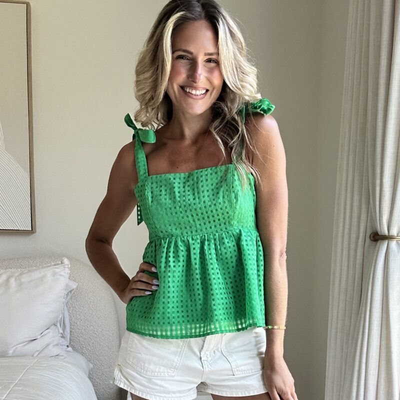 The Clubhouse Cocktails Babydoll Blouse