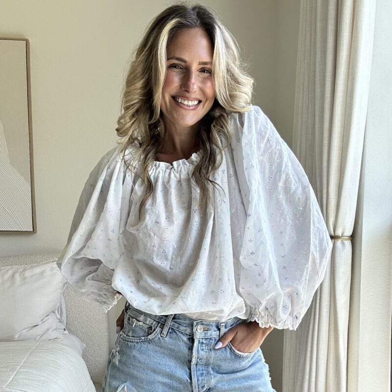 The Unicorn Meadow Cotton Blouse