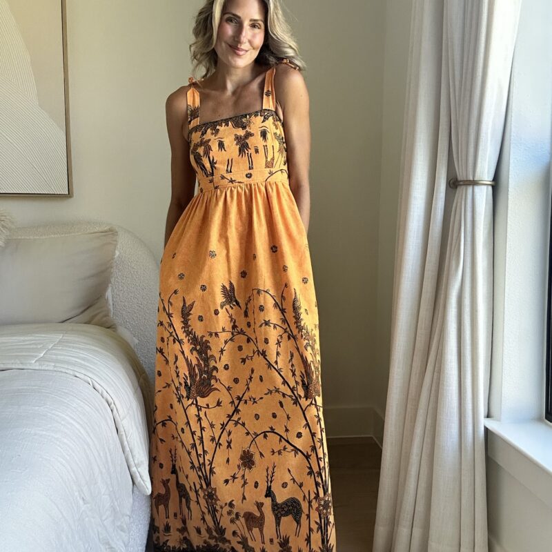 The Gilded Gazelle Cotton Maxi Dress