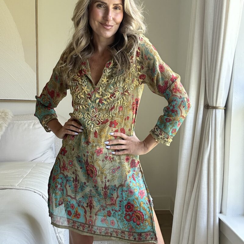 The Traveling Tapestry Silk Blouse