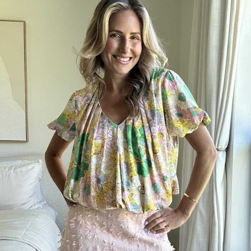 The Bubbles & Blooms Blouse
