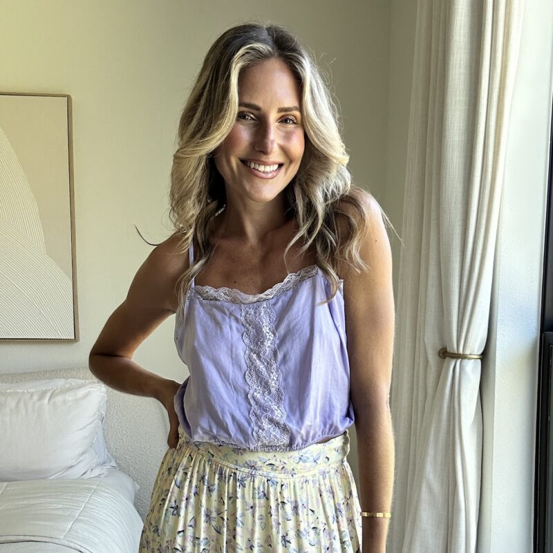The Lilac Love Story Cami