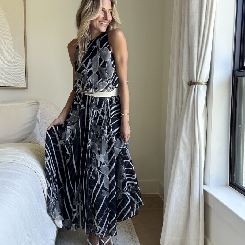 The Evening Fields Maxi Dress by Halston Heritage