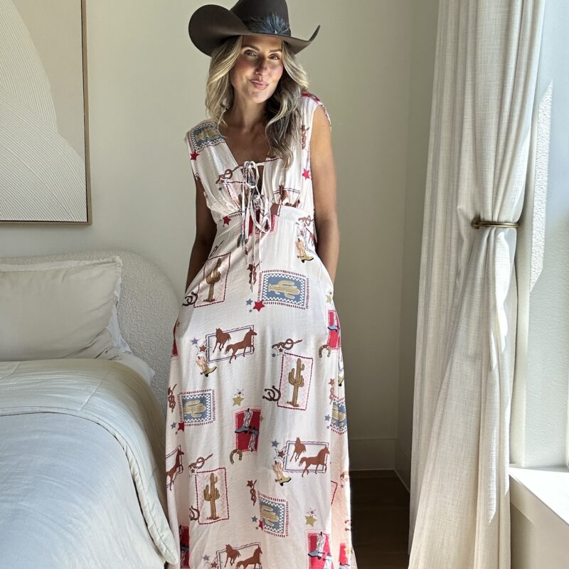 The Modern Cowgirl Maxi Dress