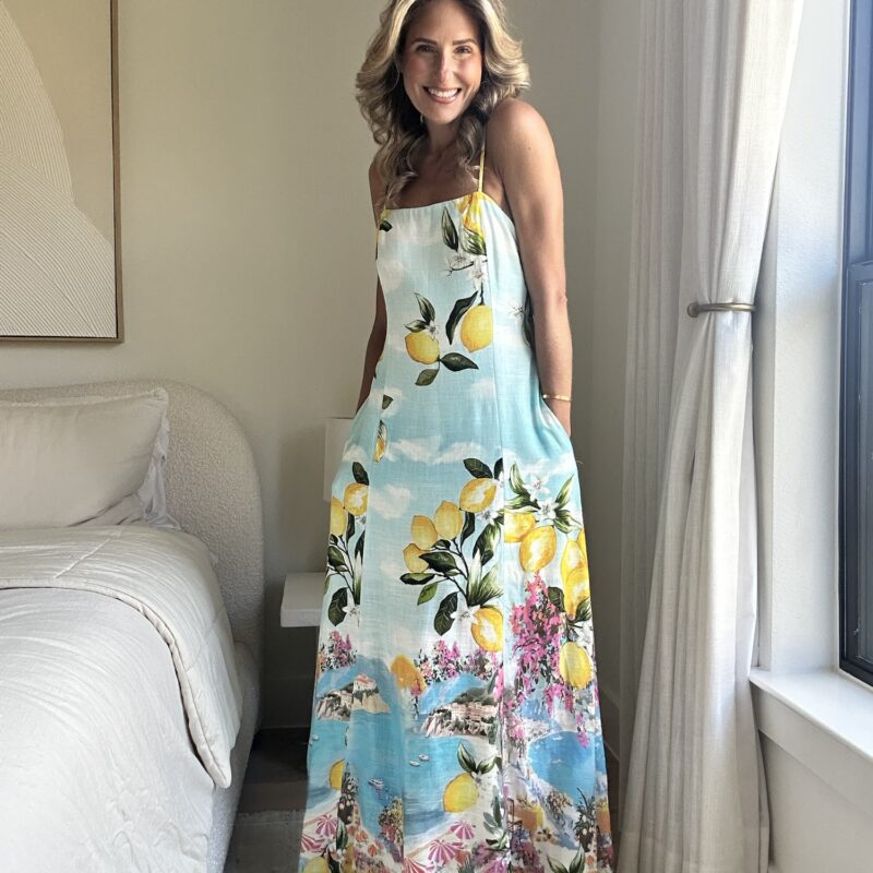 The View from Cinque Terre Linen Maxi Dress