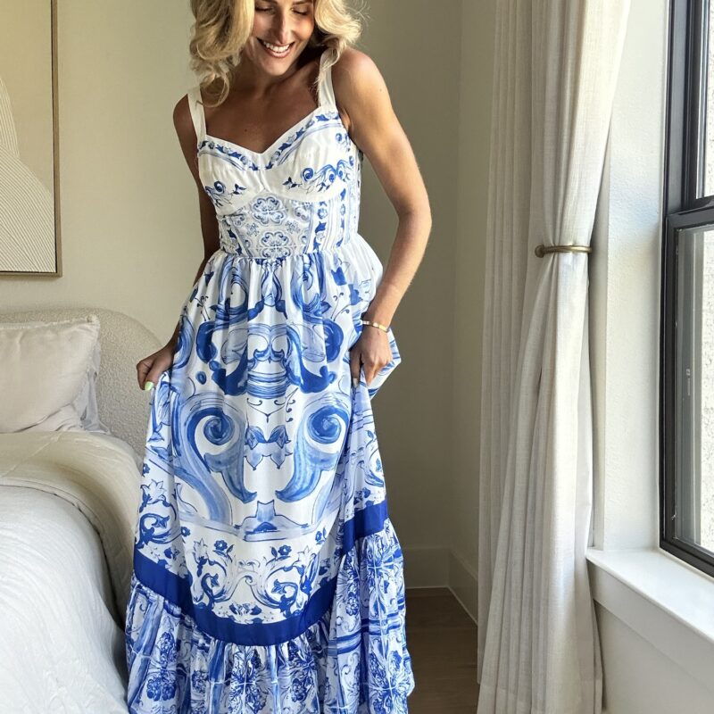 The Seaside Ceramics Maxi Dress