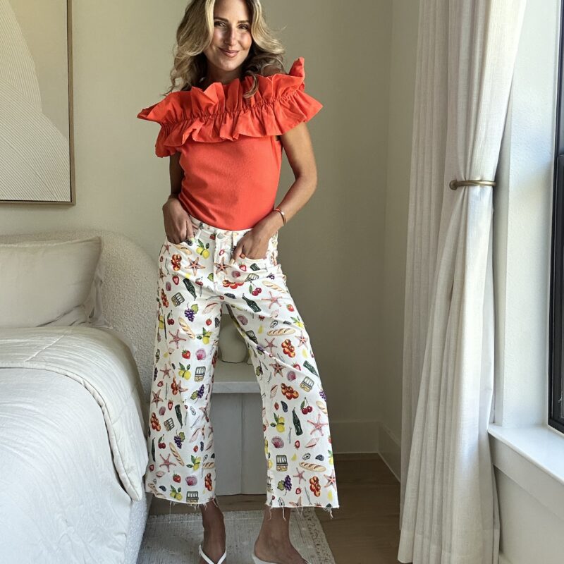 The Picnic in Positano Wide-Leg Jeans
