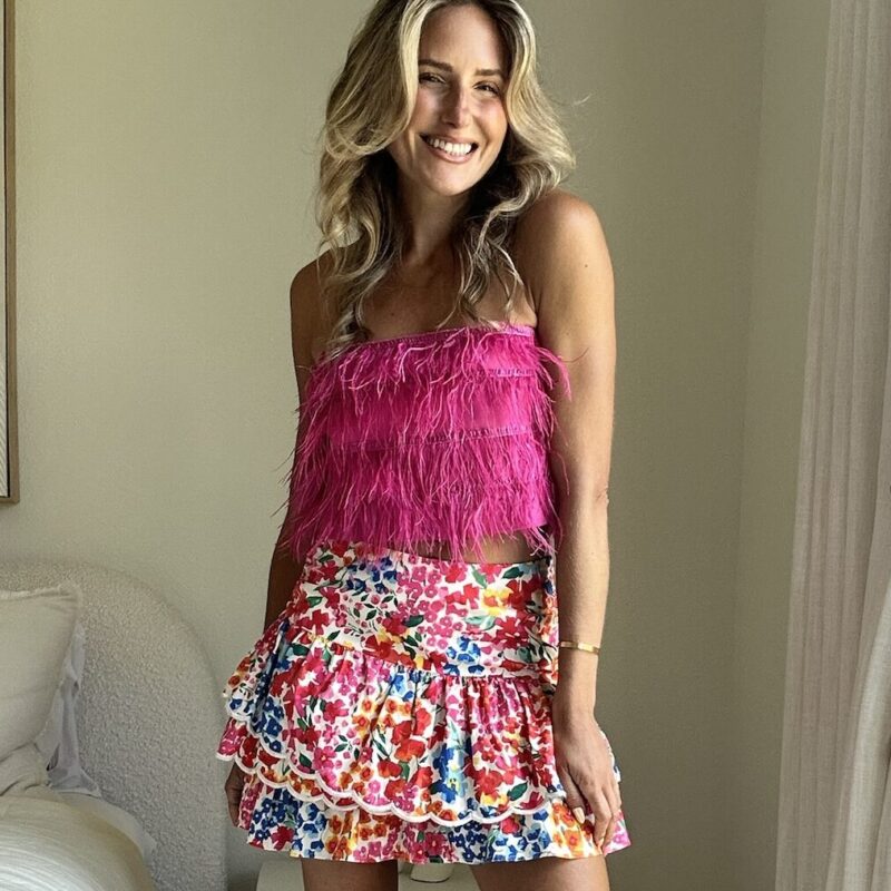 The Floral Fiesta Cotton Skort