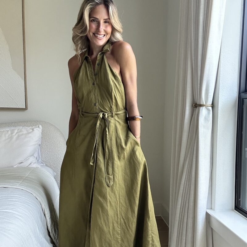 The Huntress on Holiday Linen Maxi Dress by Mara Hoffman