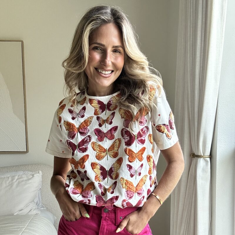 The Wings at Sunset Vintage Cotton Tee