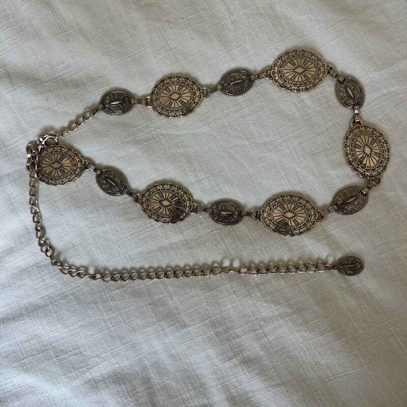 Summer Tour Gold Concho Chain Belt