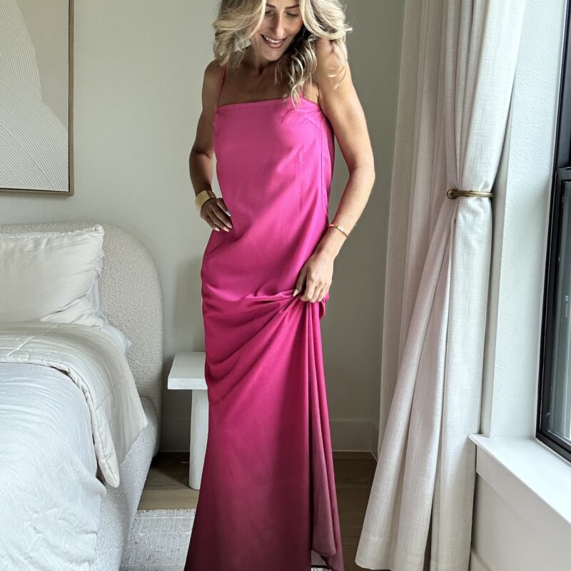 Blushing Into Dusk Maxi Dress