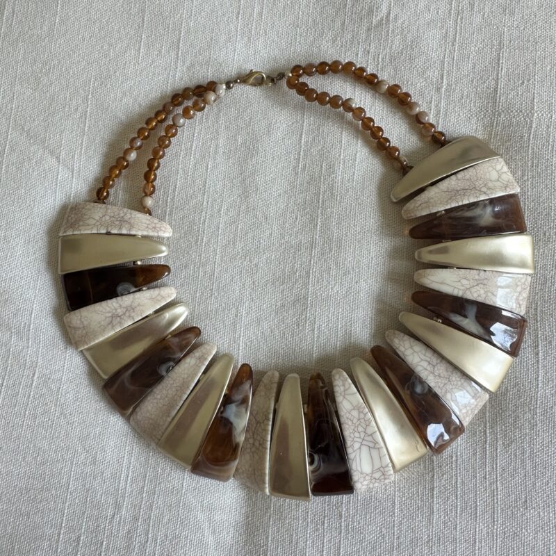 Grounded Glamour Collar Necklace