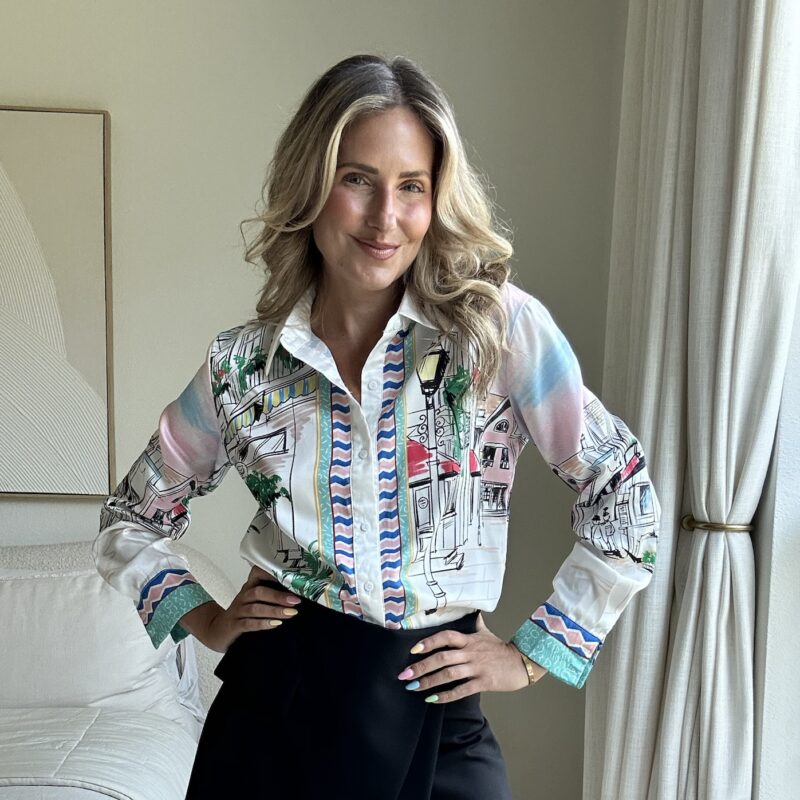 The Café de Flore Sidewalk Seat Blouse