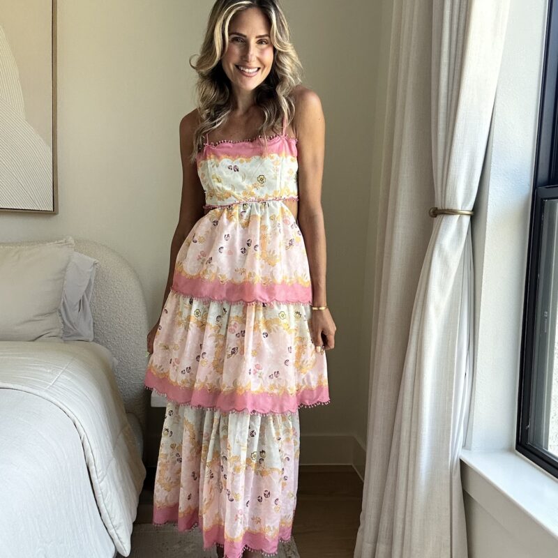 The Pink Parasol Maxi Dress