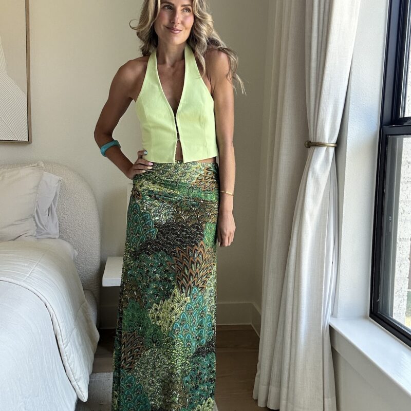 The Costa Verde Vintage Convertible Maxi Skirt