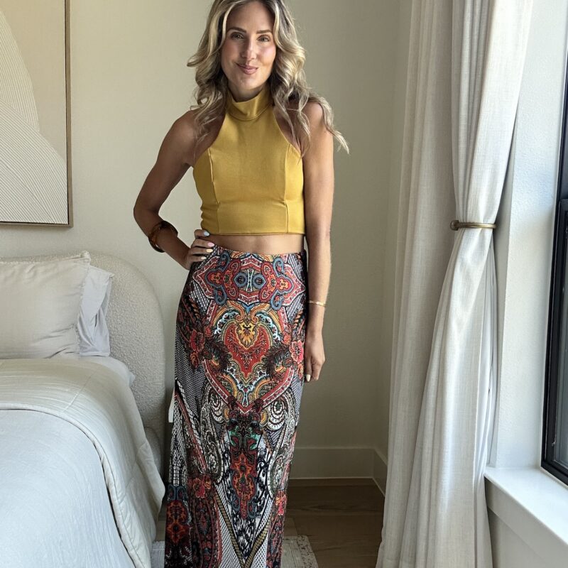 Wandering in Istanbul Vintage Maxi Skirt