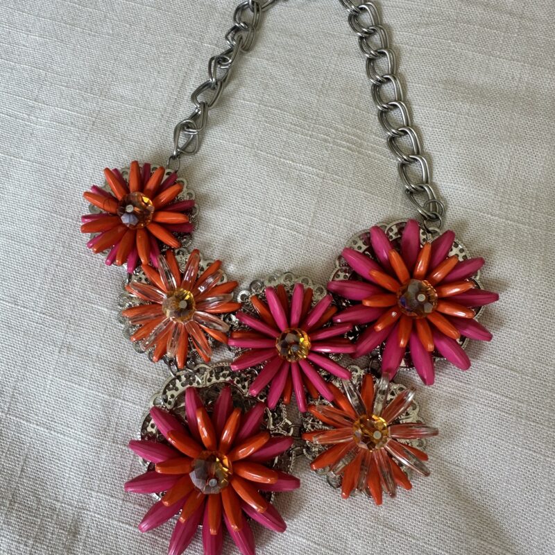 End of Summer Blooms Statement Necklace