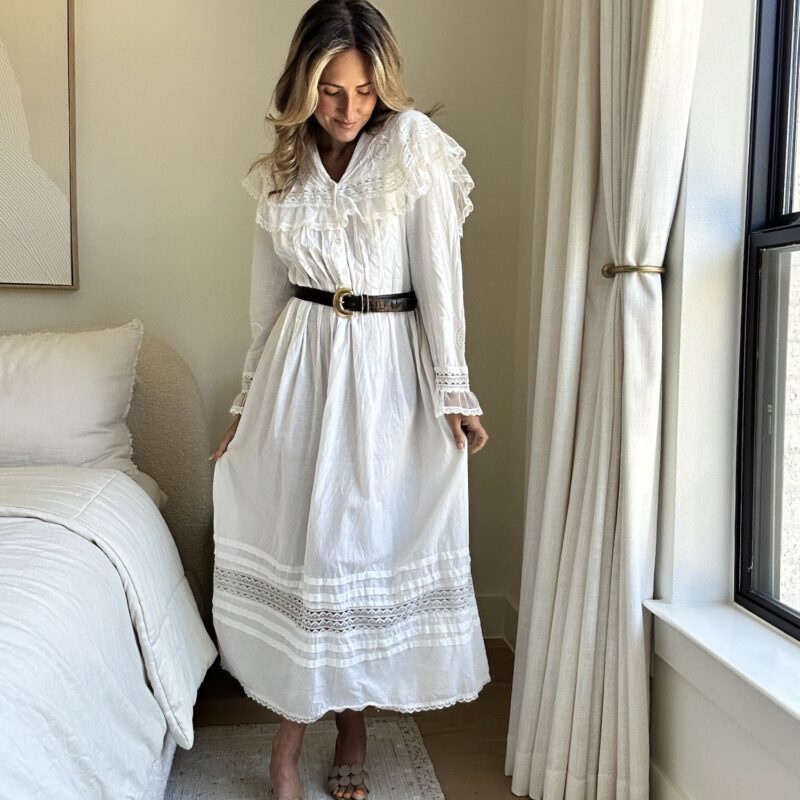 The Lone Star & Lace 1970's Handmade Maxi Dress
