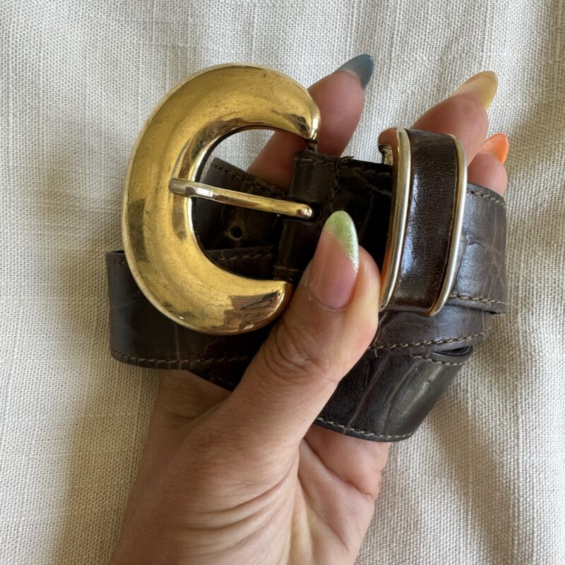 The Ranch Hand Vintage Leather Belt