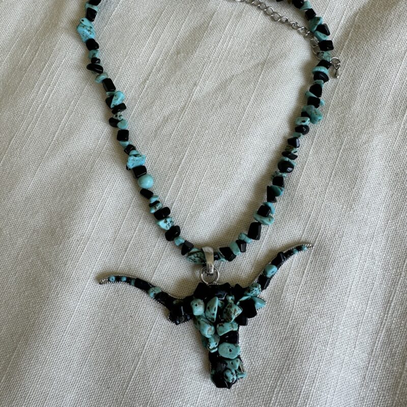 The "Steer Clear" Mosaic Necklace