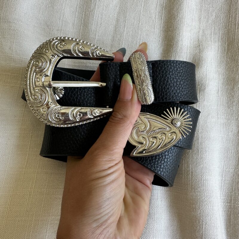 The Shadow Spur Vegan Leather Belt