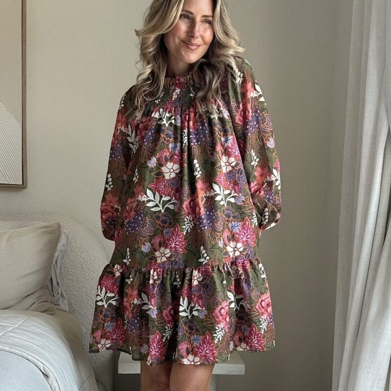 The Pre-Fall Foliage Mini Dress