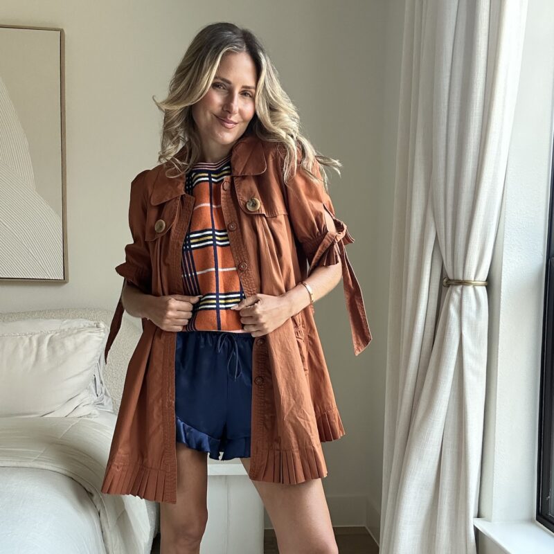 The Pumpkin Spice & Everything Nice Vintage Trench