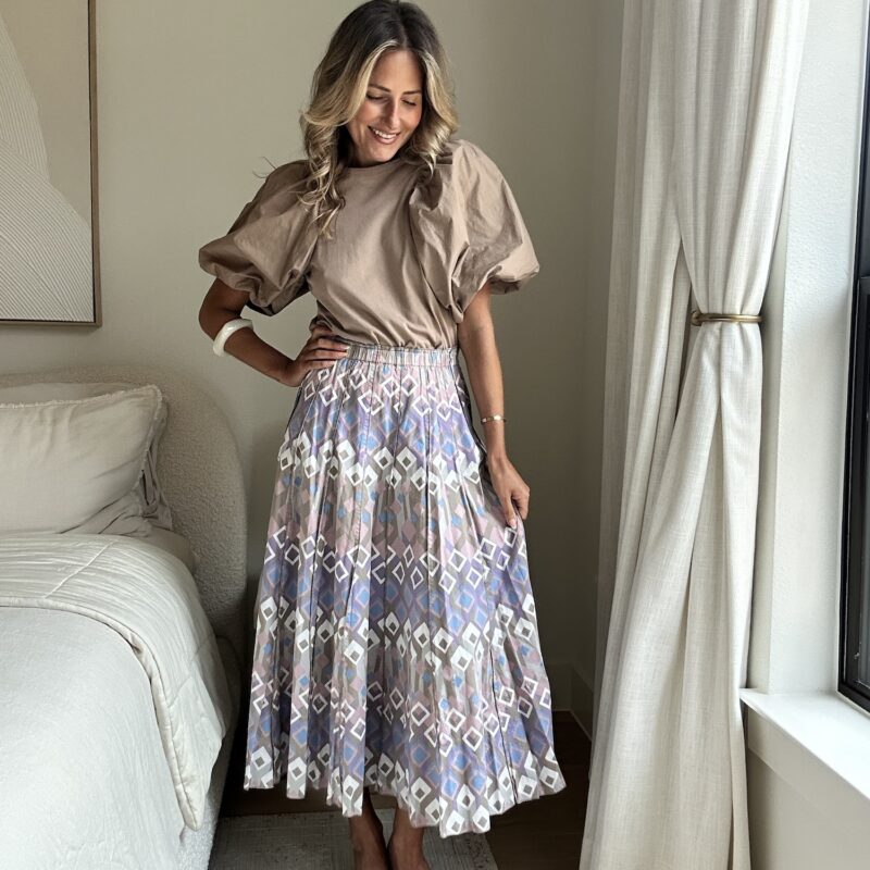 Drifting into A Dream Vintage Cotton Skirt