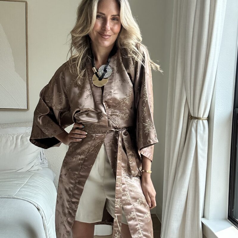 The Old Shanghai Storybook Vintage Kimono