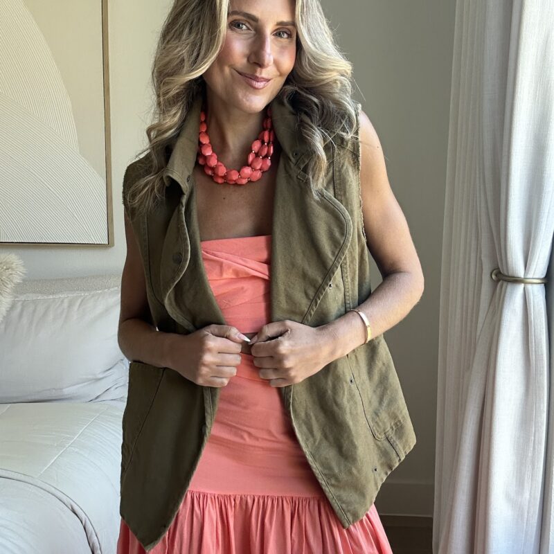 The Campfire Chic Utility Vest by Aritzia