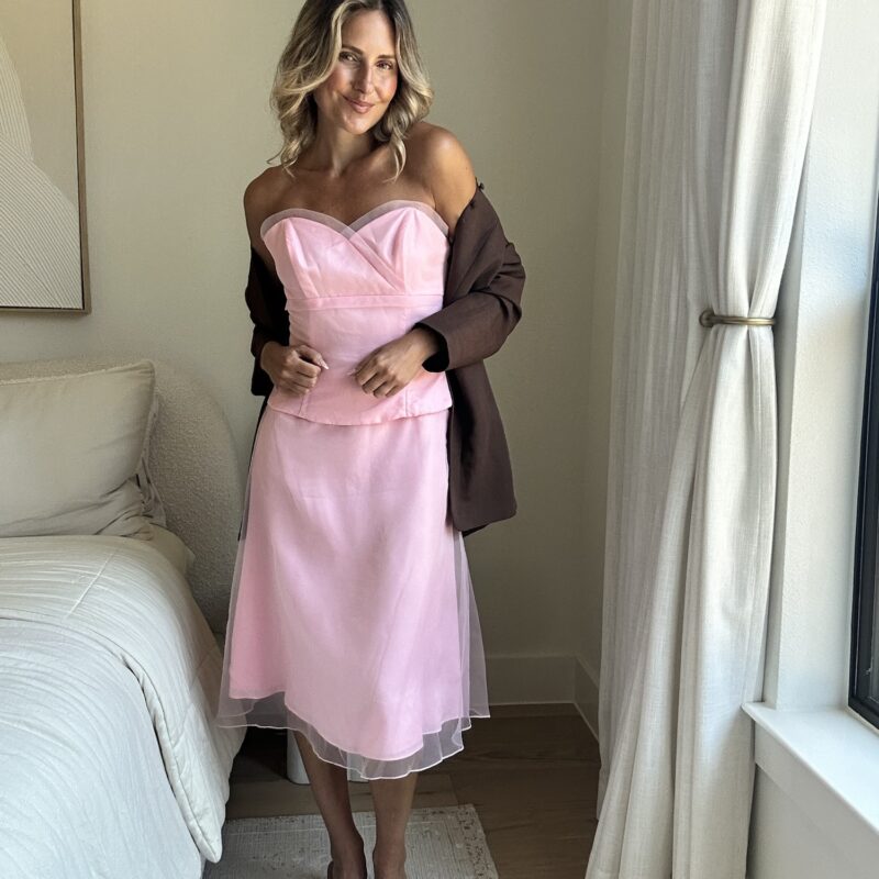 The Primrose Vintage Organza Matching Set