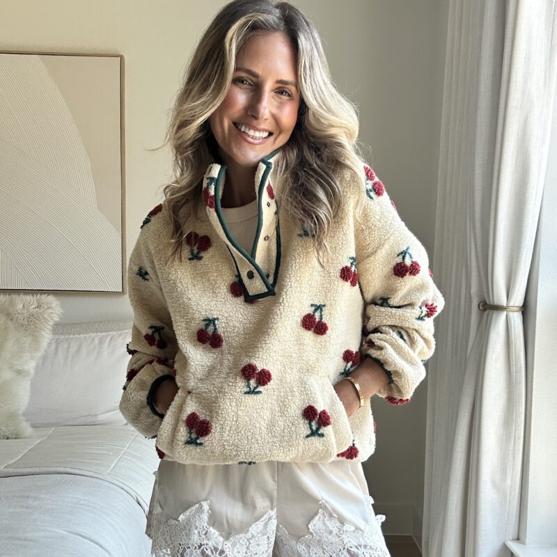 The Varsity Cherry Bomb Pullover