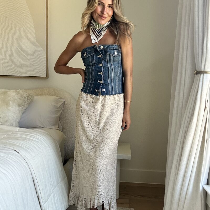 The Texas Sunbeams Vintage Midi Skirt