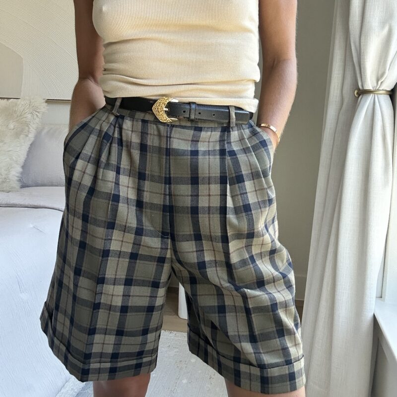 The Study Hall Sweetheart Vintage Wool Shorts