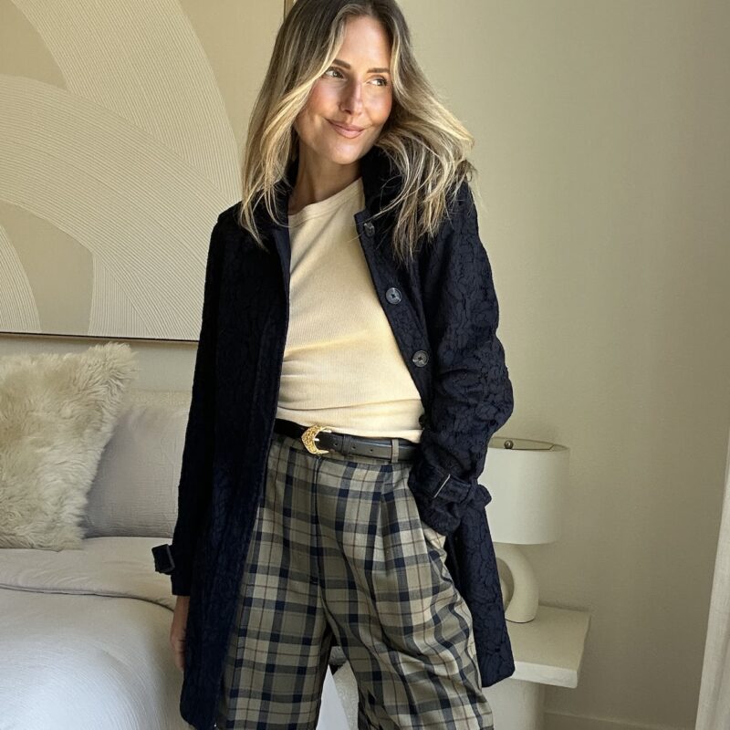 The Lace Your Bets Trench Coat