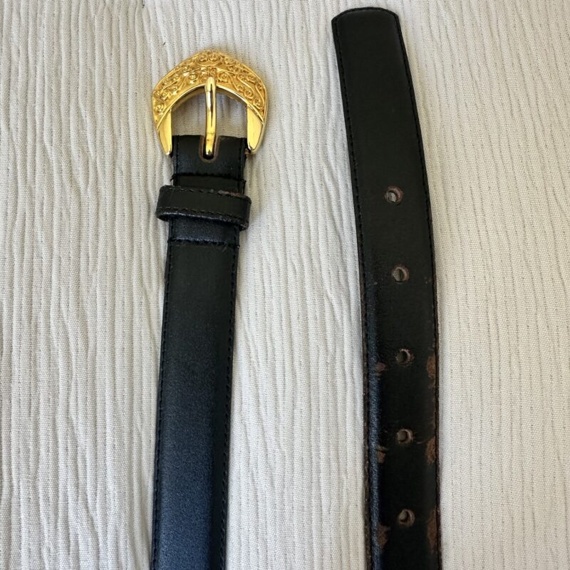 The Gold Standard Vintage Leather Belt