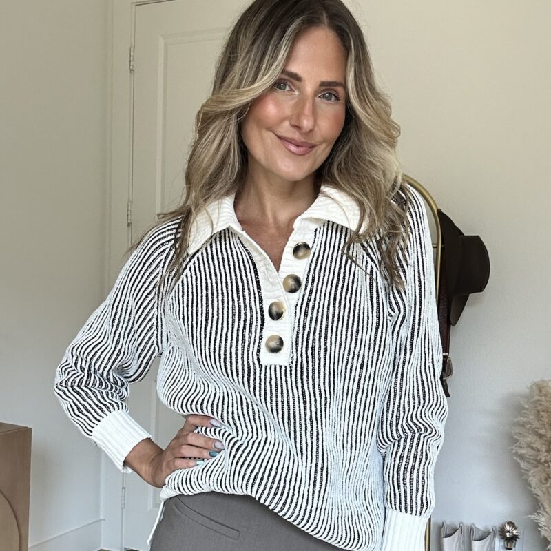 The Cuddle Up Polo Sweater
