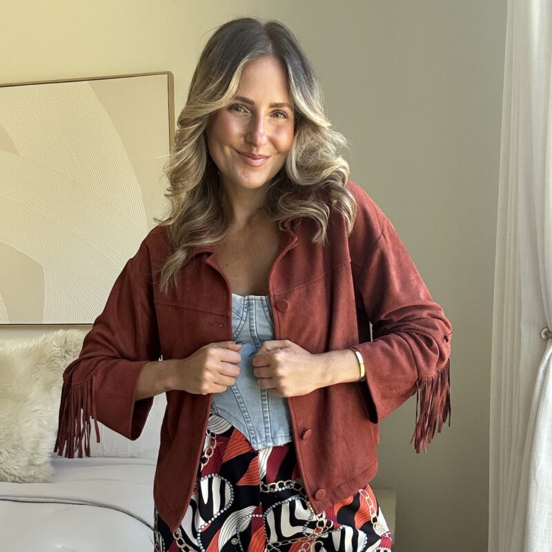 The Autumn Outlaw Vegan Suede Jacket