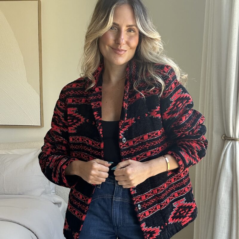 The Taos Tapestry Chenille Jacket