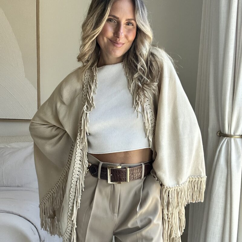 The Blanket Statement Fringe Cape