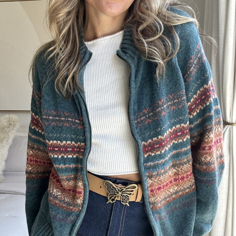 The Mountain Adventure Vintage Cotton Cardigan