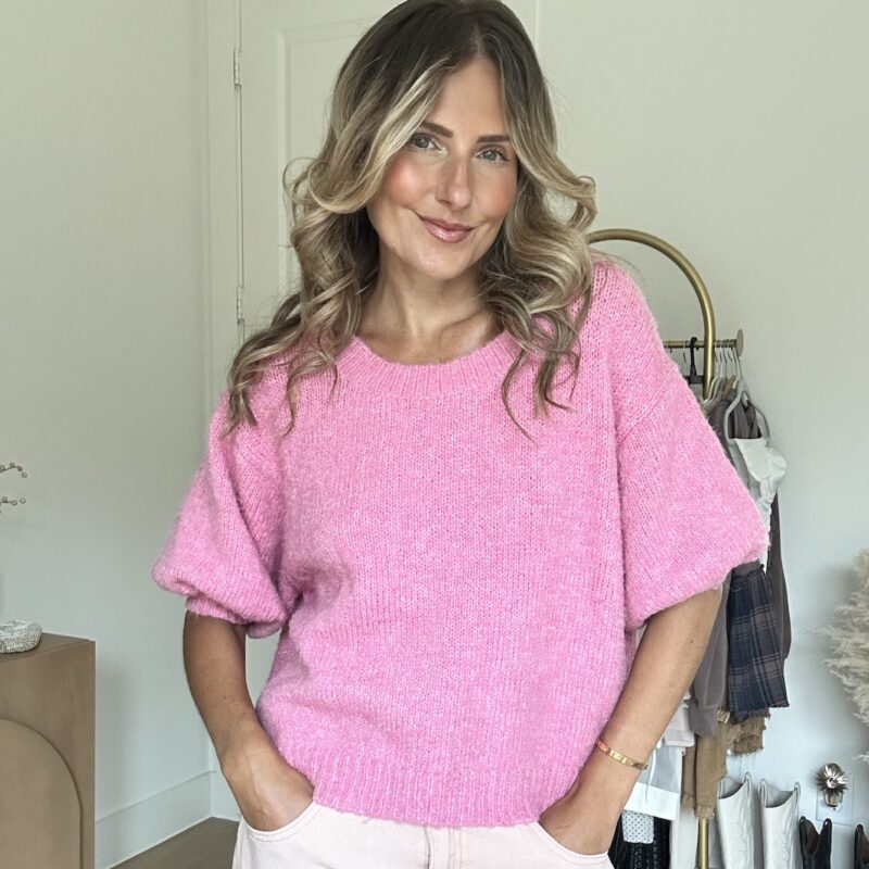 The Strawberry Milkshake Wool Blend Sweater