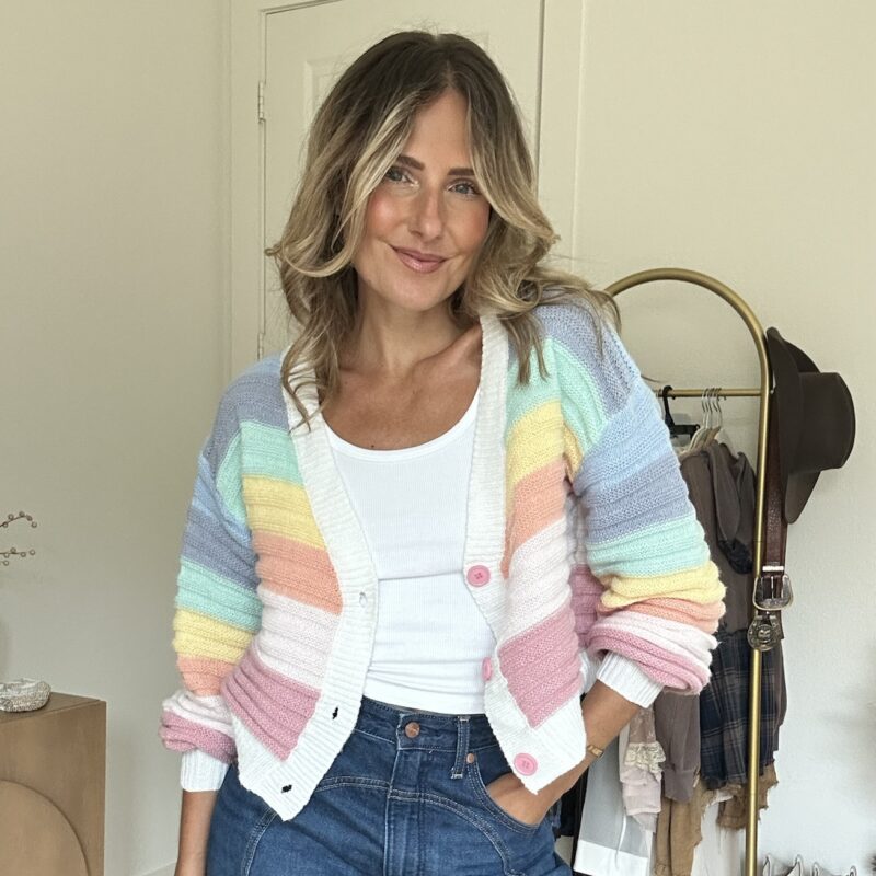The Candy Coated Raindrops Cardigan