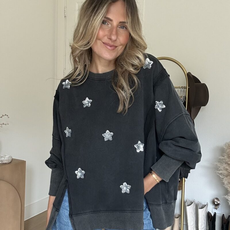 The Cosmic Confetti Cotton Sweatshirt