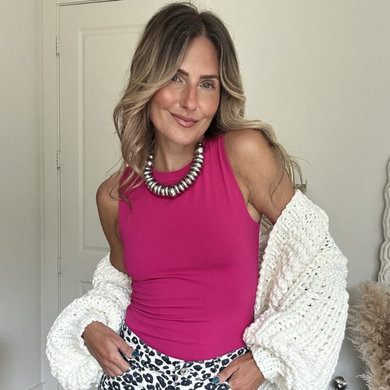 The Magenta Magic Layer Bodysuit by Aritzia